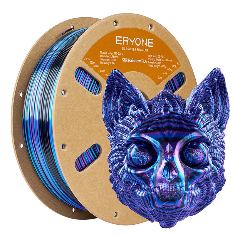 PLA Silk Triple-Color 3D Printer Filament， 1.75mm(1kg) | Eryone – eryone3d