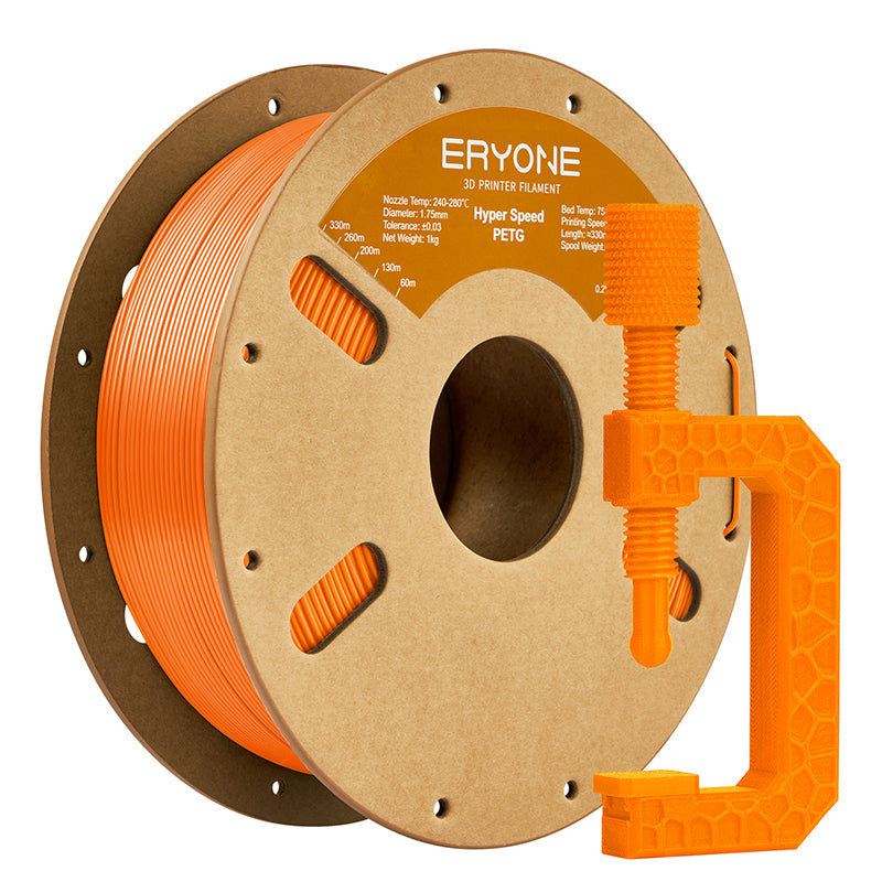 ERYONE PETG Filament, 1.75mm ±0.03mm Filament for 3D Printer, 1KG(2.2LBS)/ Spool