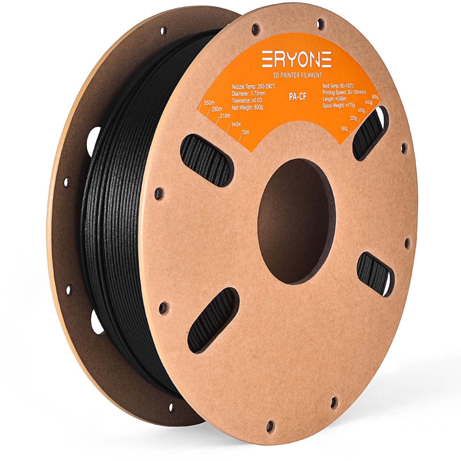 ERYONE Nylon Filament, 1.75mm ±0.03mm Filament For 3D Printer, 1KG(2.2LBS)/ Spool