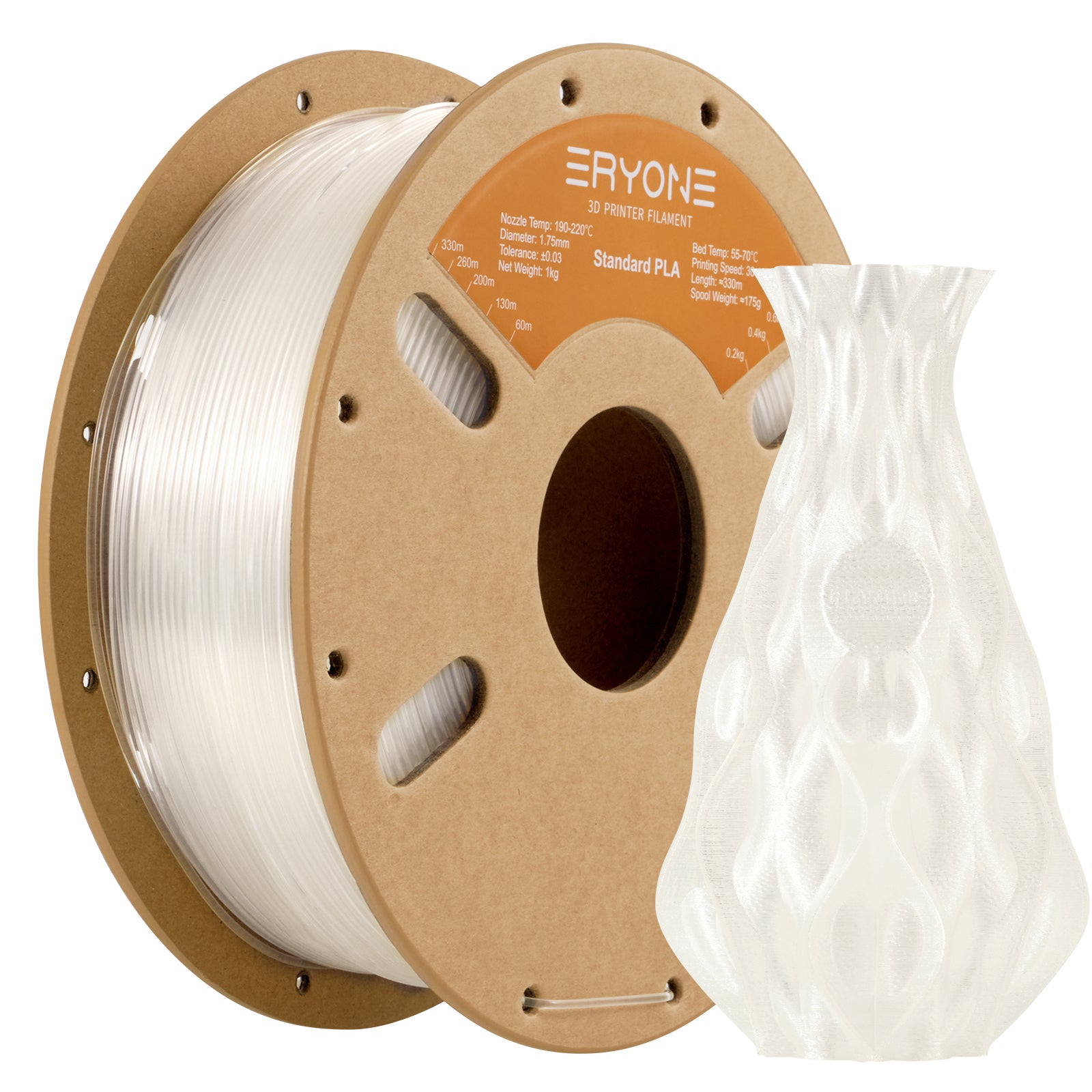Filament Bulk PLA 3D Printer Filament,Skin & Chinese Red, 1.75mm(1kg) | Eryone – eryone3d