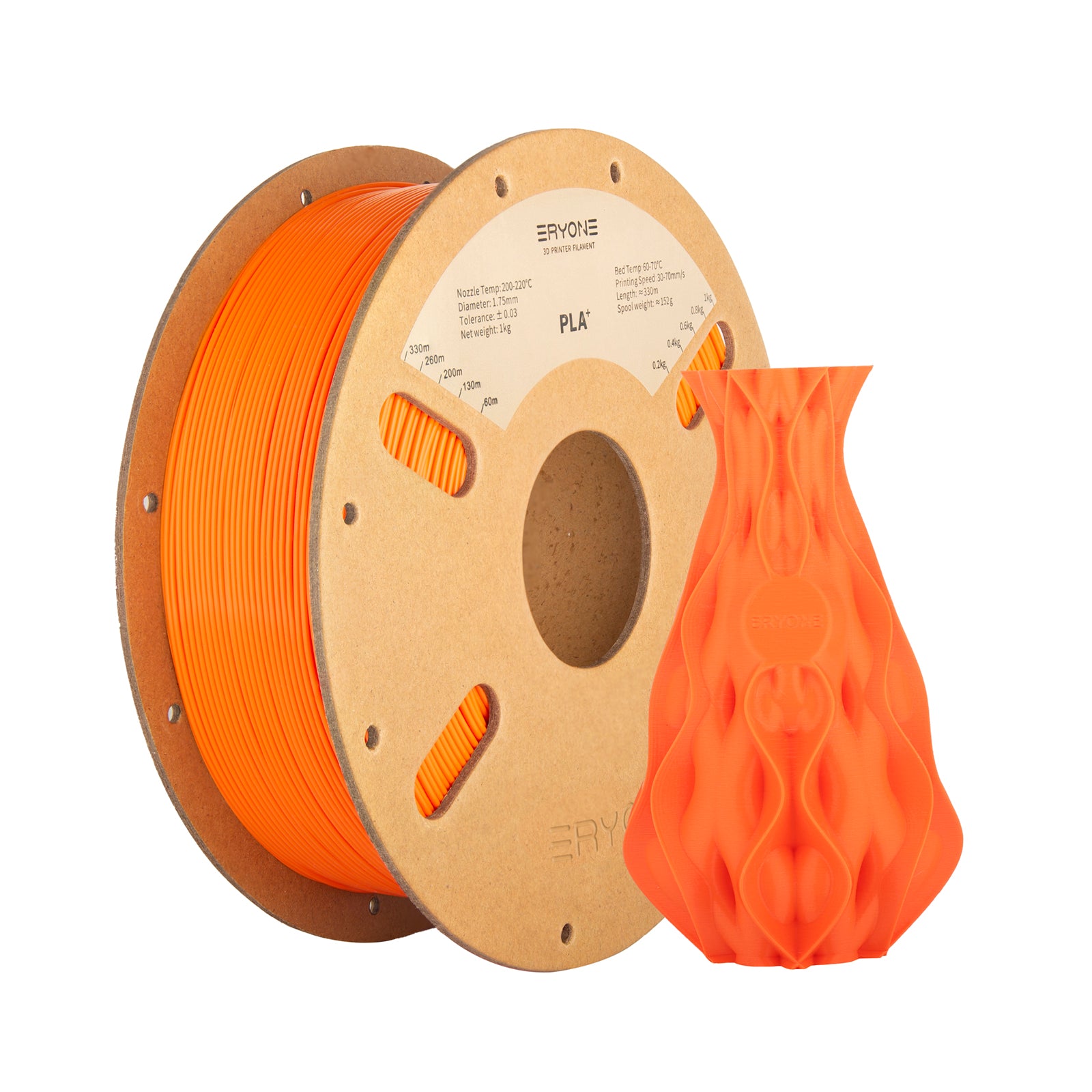 Bundle Sale- ERYONE PLA+ 3D Filament 1kg +FREE SHIPPING(MOQ:10 rolls,can mix color)