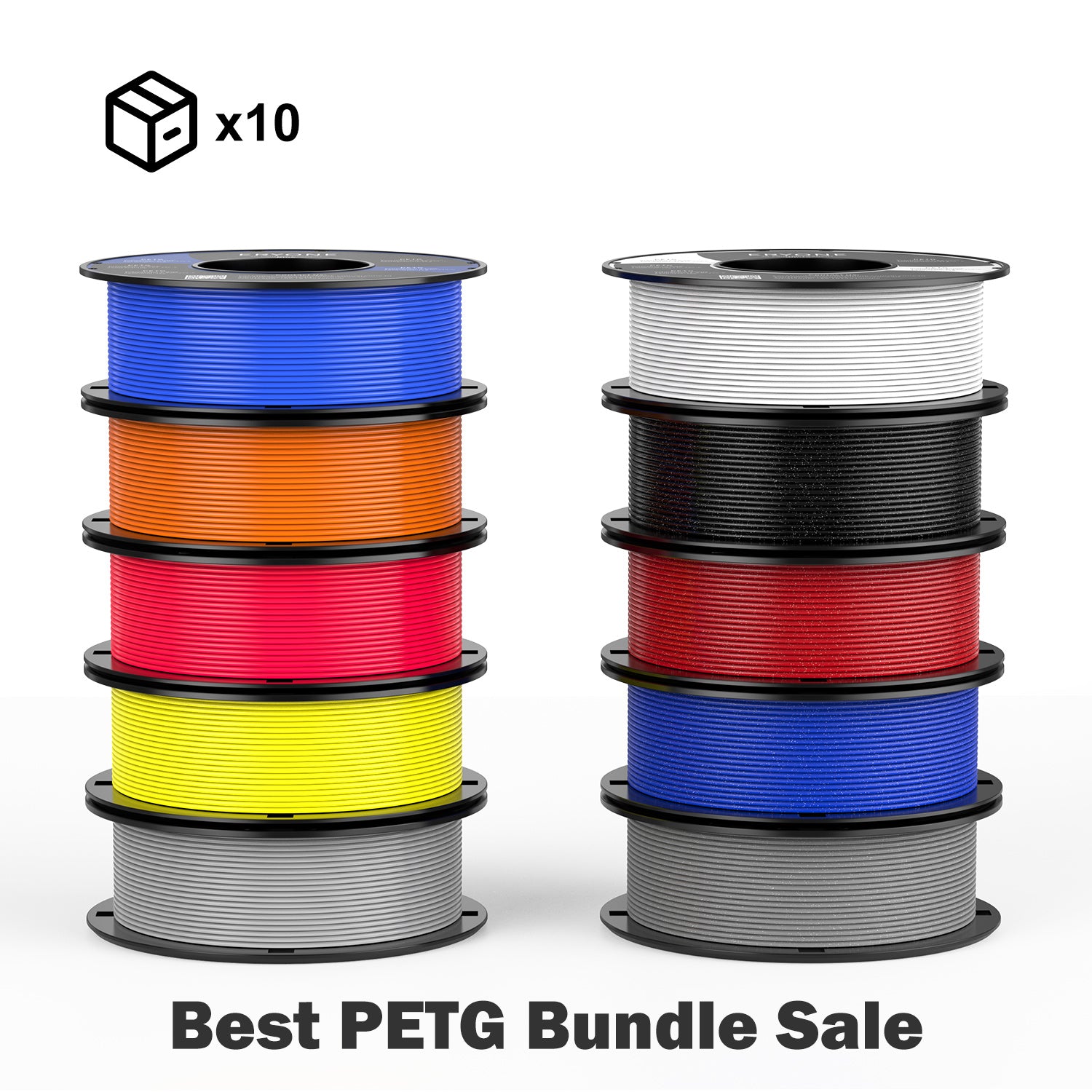 Bundle Sale- ERYONE PETG&Carbon Fiber PETG 3D Filament 1kg +FREE SHIPP