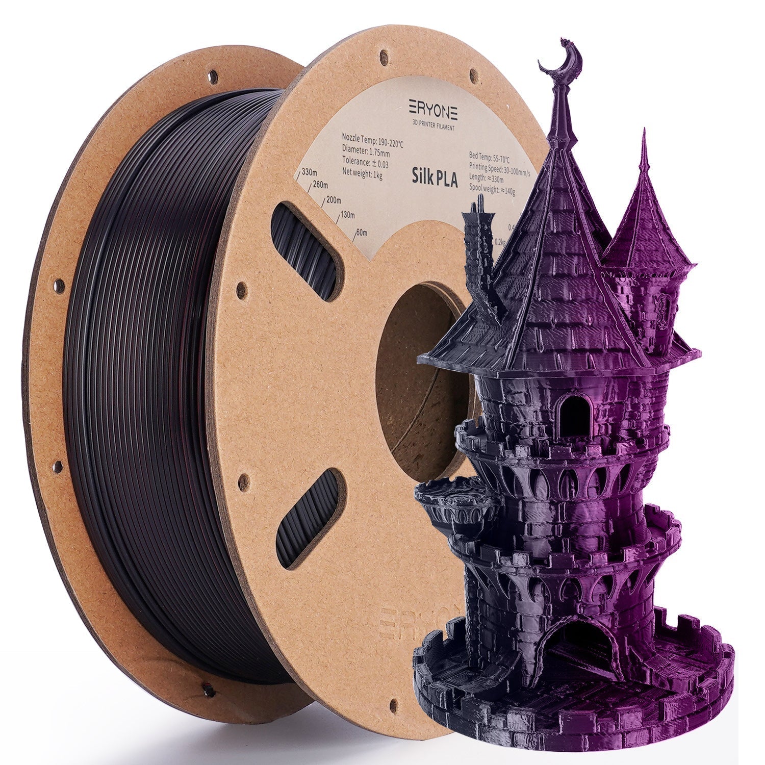 (EU only)Pre-sale- ERYONE All Series PLA 3D Filament 1kg +FREE SHIPPING(MOQ:20 rolls,can mix color)