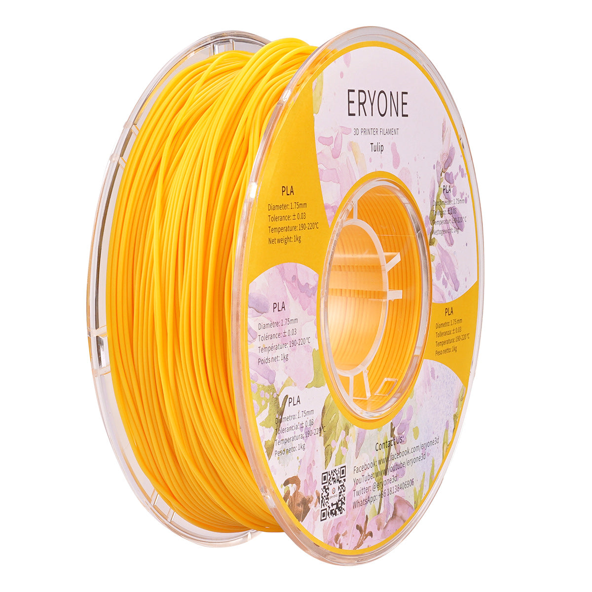 ERYONE 1kg (2.2LBS)/Spool 1.75mm Scented 3D Printer Filament, Dimensional Accuracy +/- 0.05 mm - eryone3d