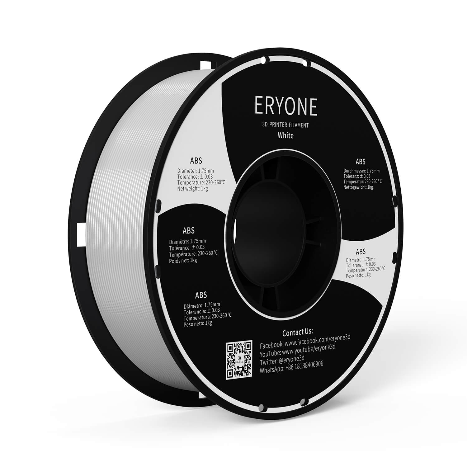 Bundle Sale- ERYONE PLA&Carbon Fiber PLA 3D Filament 1kg +FREE SHIPPING(MOQ:10 rolls,can mix color)